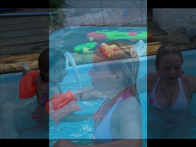 dans a piscine